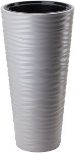 Donica mrozoodporna z wkładem Sahara Slim 35 light grey (colour 055)